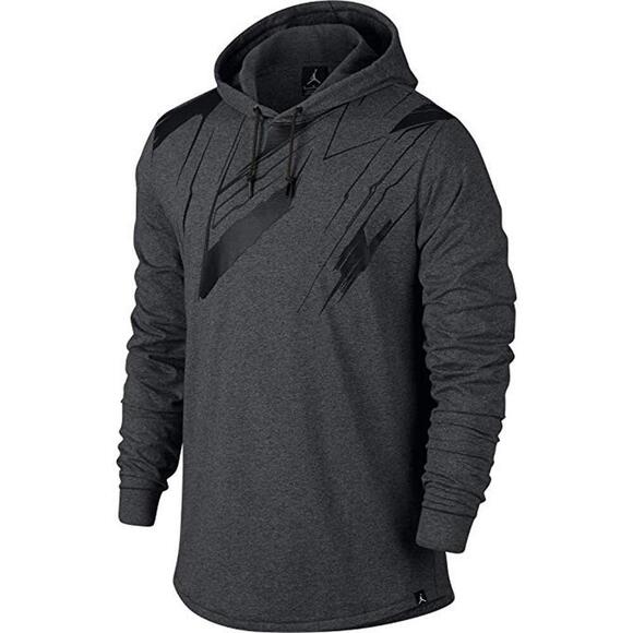 Jorden Mens Aj 8 Hooded Long Sleeve Hoodie Size S